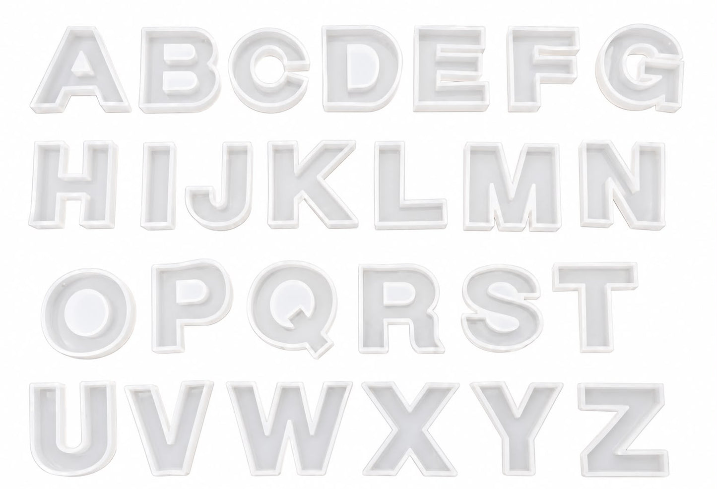 DIY UV Resin Alphabet Keychain Kit