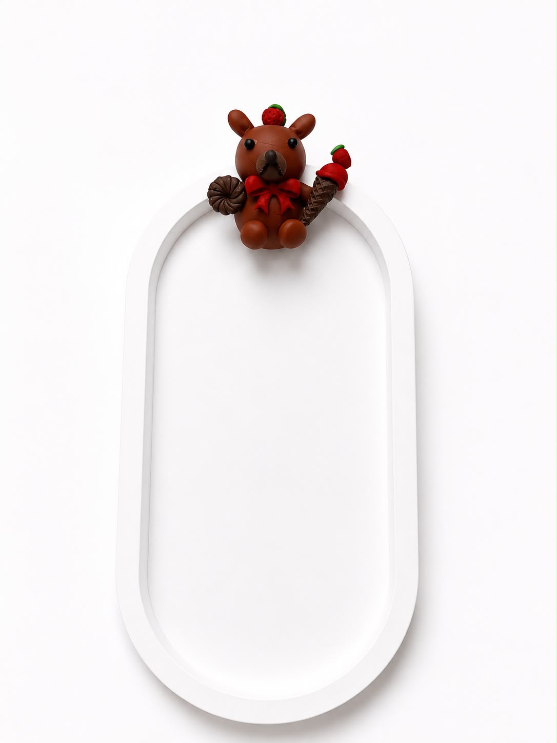 DIY Homemade Air-Dry Clay Kit - Chocolate Teddy
