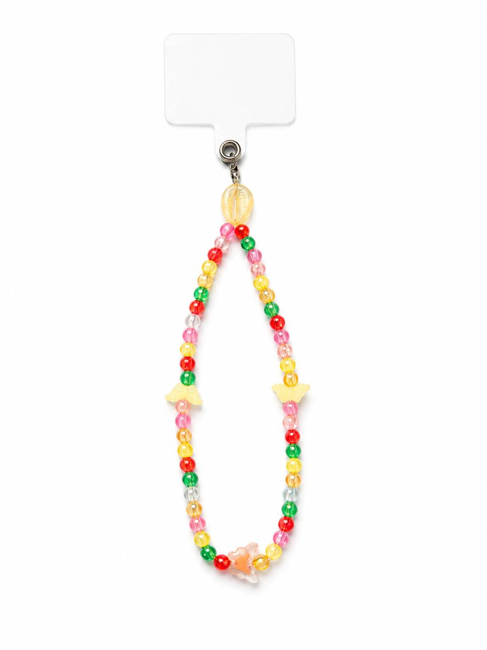 DIY Phone Charm - Colorful Beads Finished