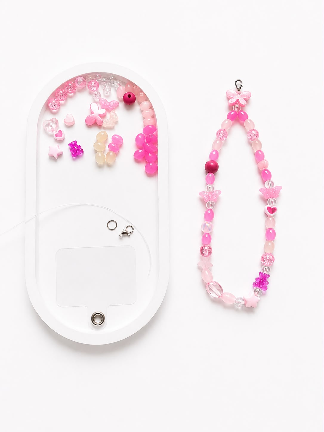 DIY Phone Charm - Cotton Candy Kit Contents