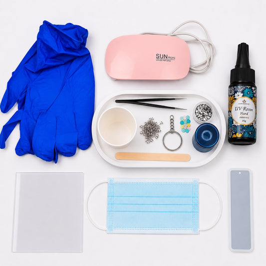 DIY UV Resin Bookmark Kit - Contents