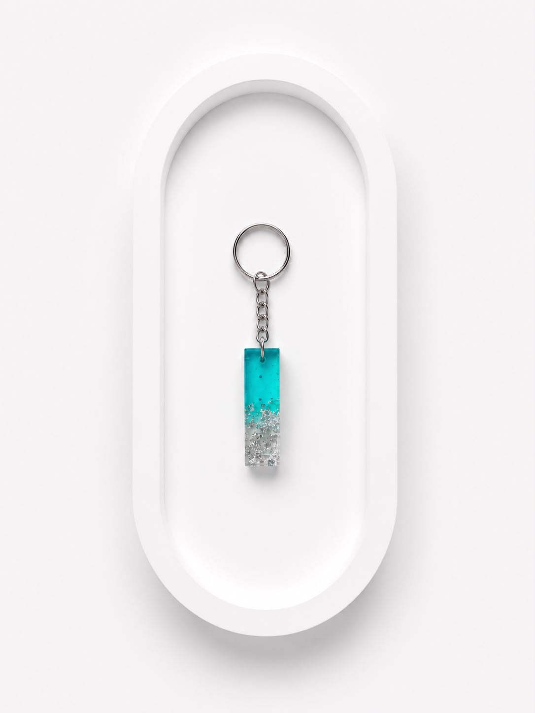 DIY UV Resin Alphabet Keychain - I