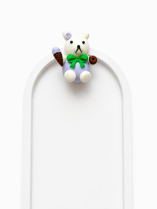 DIY Homemade Air-Dry Clay Kit- Lavender Teddy Kit
