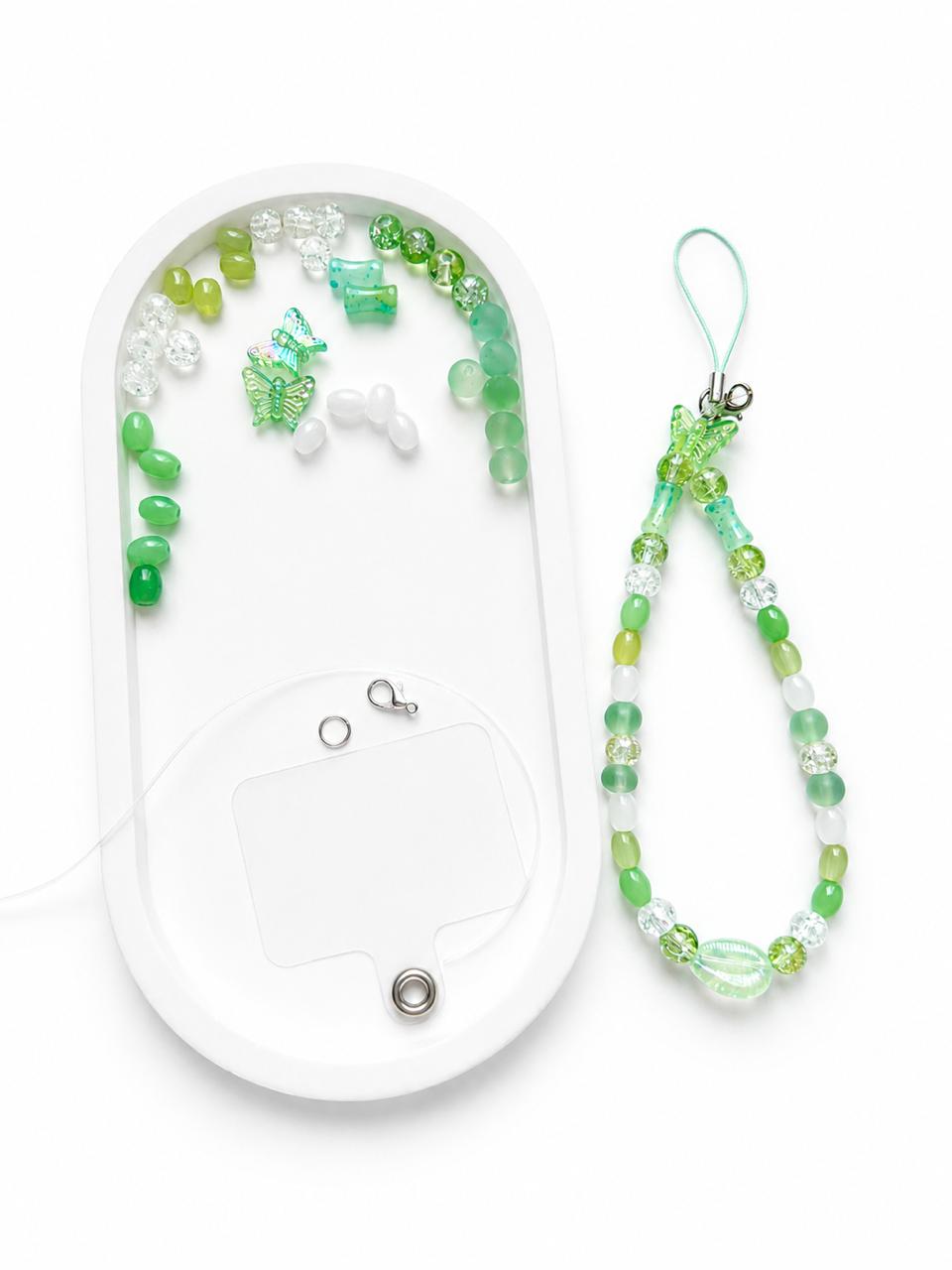 DIY Phone Charm - Mint Matcha Kit Contents