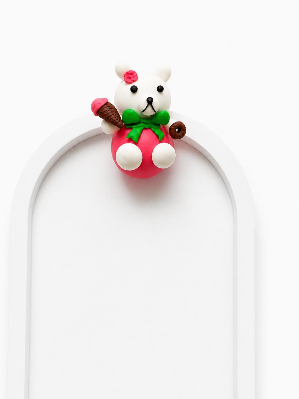 DIY Homemade Air-dry Clay Kit- Pink Teddy Kit