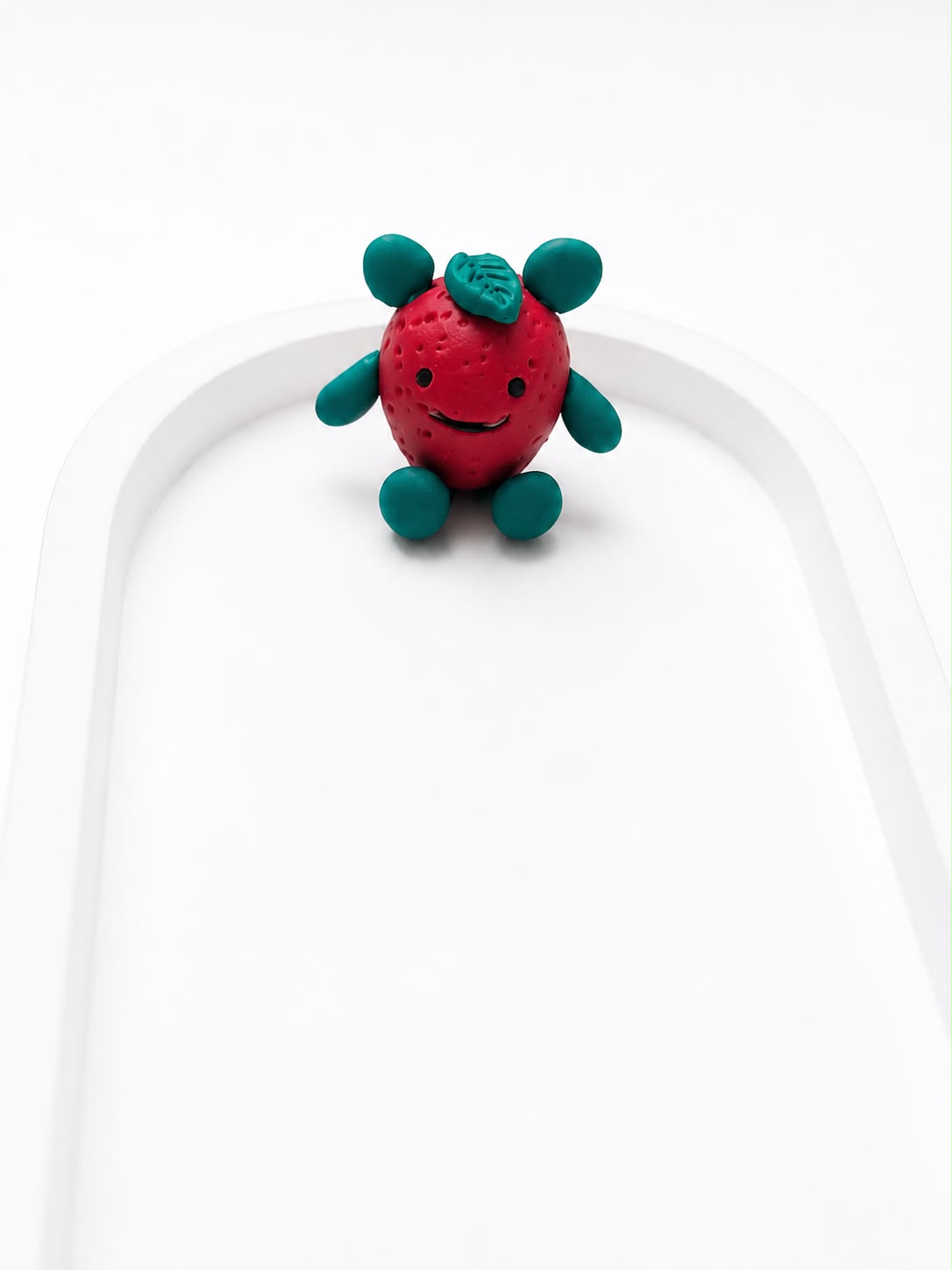 DIY Homemade Air-Dry Clay Kit - Strawberry Teddy