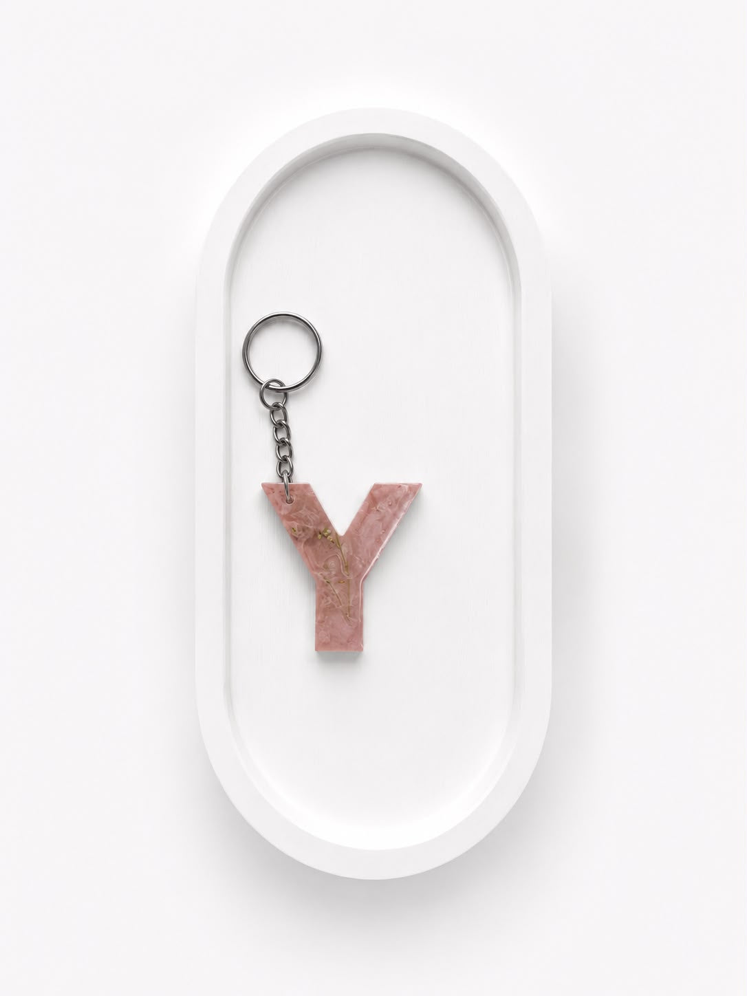 DIY UV Resin Alphabet Keychain - Y