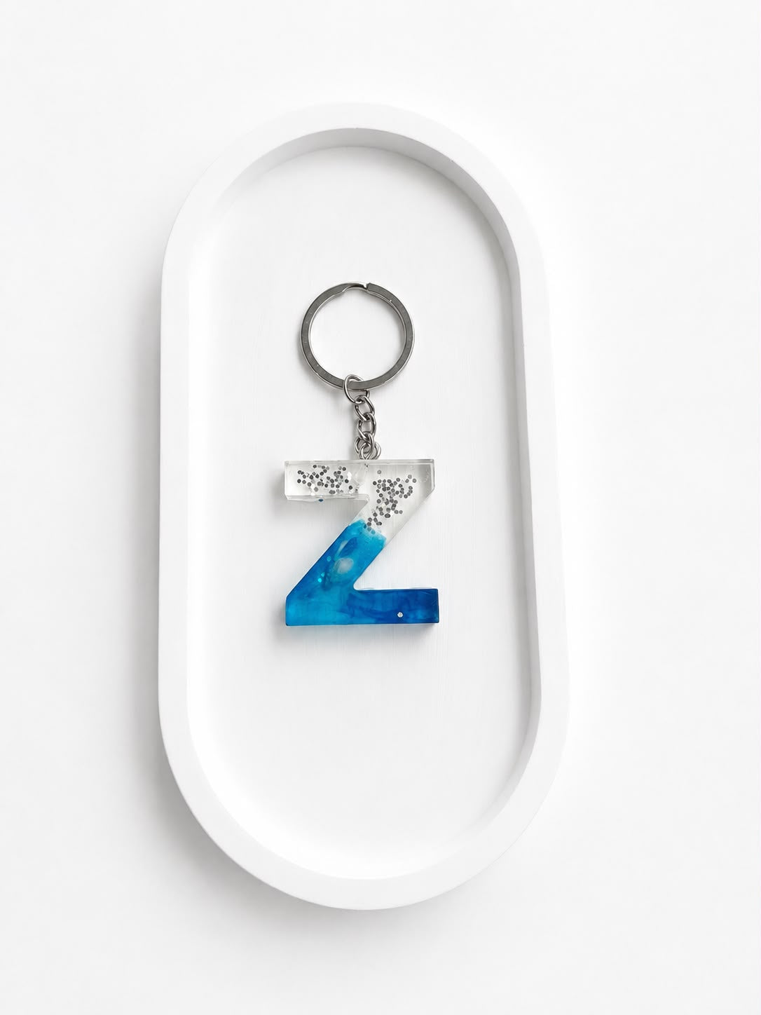 DIY UV Resin Alphabet Keychain - Z